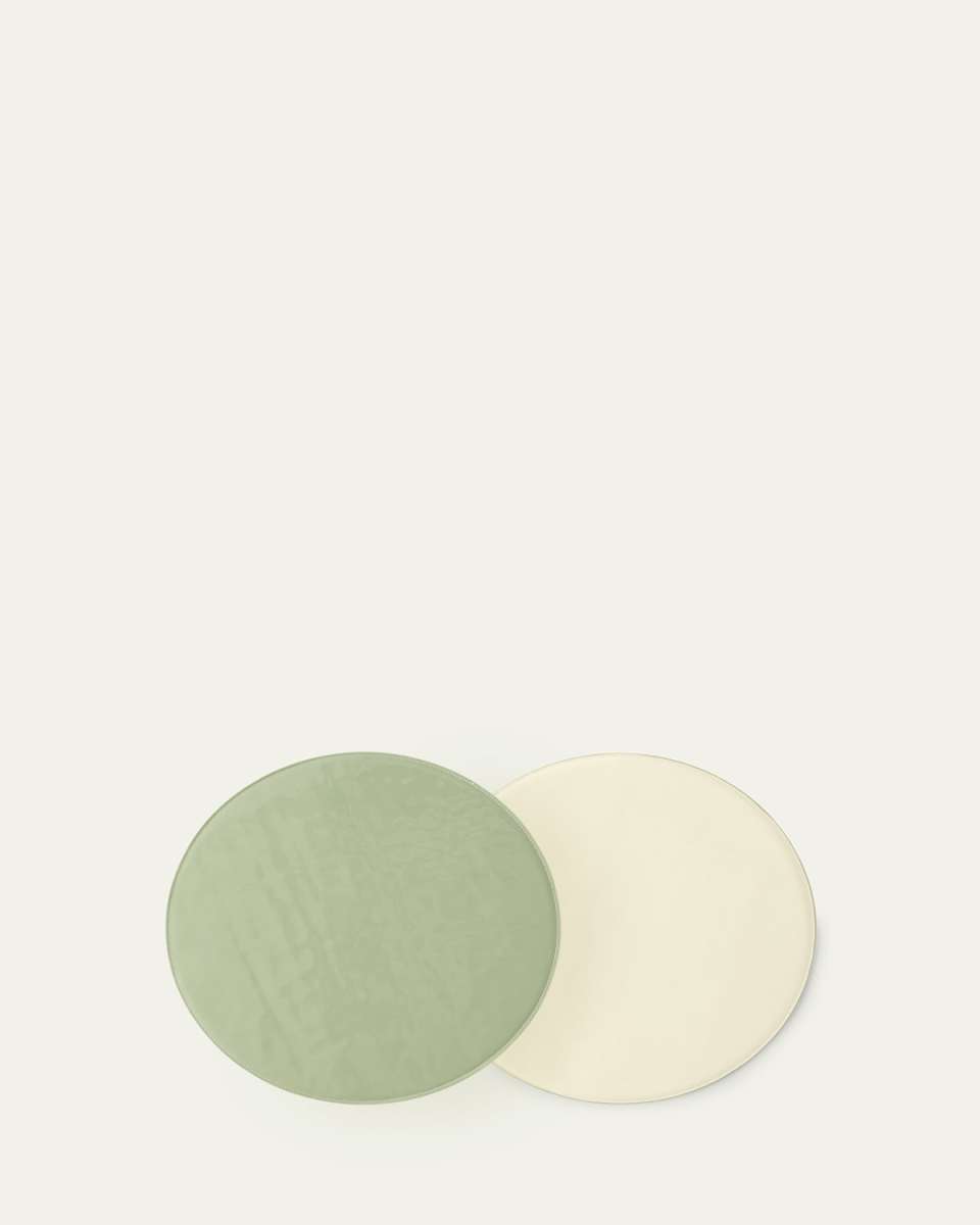 Reversible Round Patent Leather Placemat